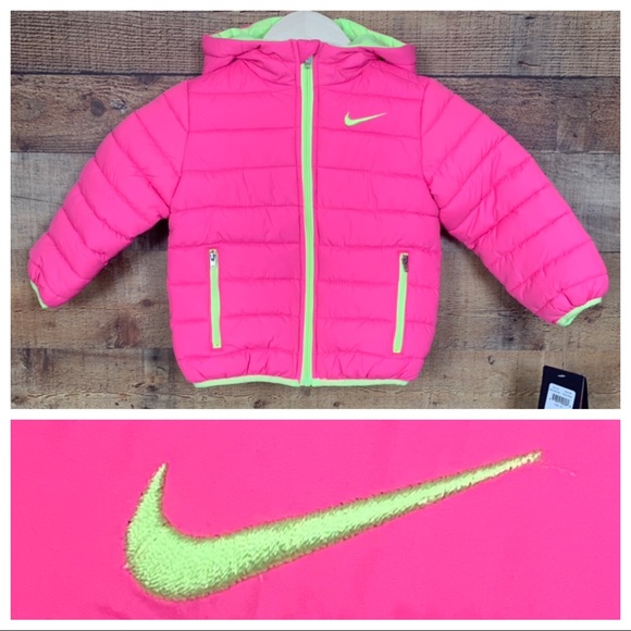 Nike Other - Nike 3T Breathable Pink Puffer Coat NWT